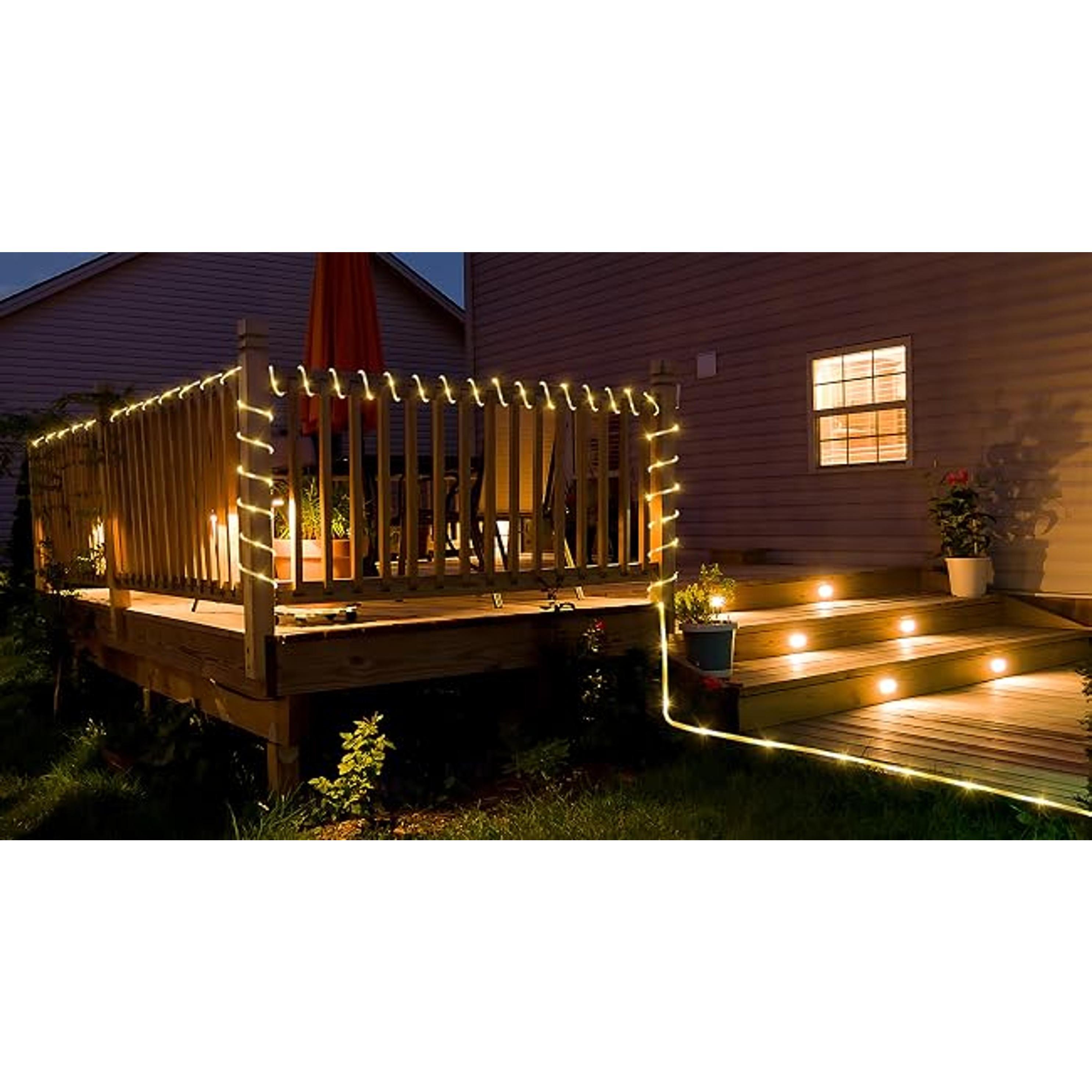 Solar Rope Lights, 66ft 200LED Solar String Lights, 8 Modes Waterproof Solar Outdoor Light, Flexible Clear Trampoline Light for Garden Backyard Patio Deck Porch Pool Tree Decor - Warm White Solar Rope Lights, 66ft 200LED Solar String Lights, 8 Modes Waterproof Solar Outdoor Light, Flexible Clear Trampoline Light for Garden Backyard Patio Deck Porch Pool Tree Decor - Warm White