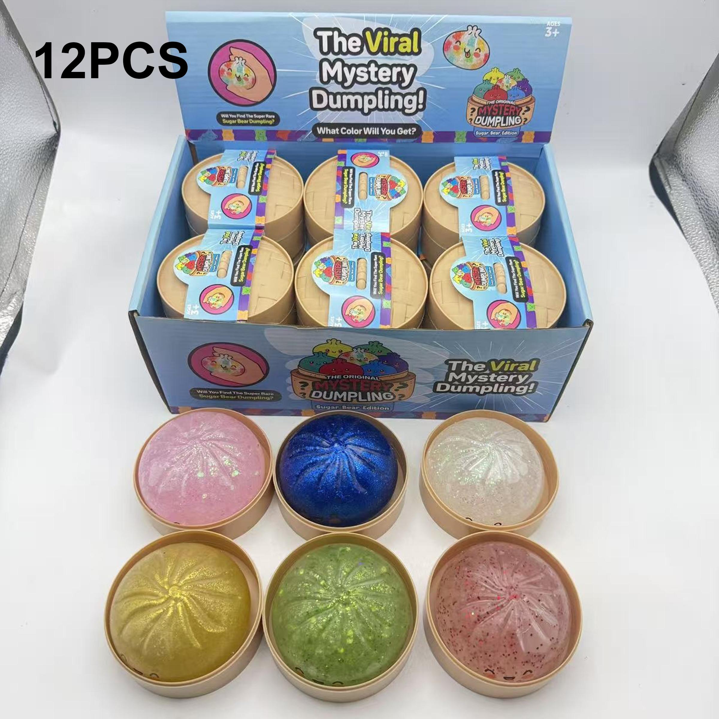 Realistic bun stress-relieving toy cute char siu bao stress-relieving toy set creative cartoon bun squeeze toy gift