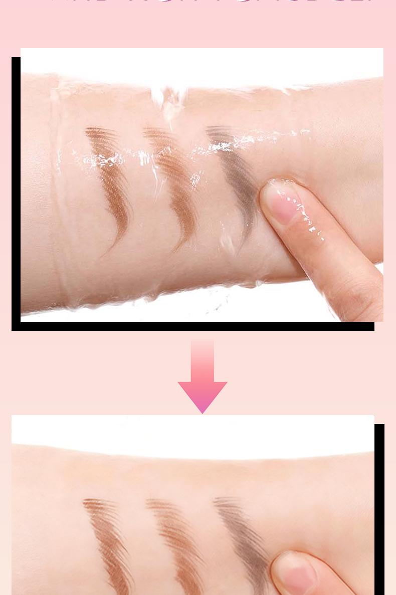 Brow Gel Soap Set with Brush, Long-Lasting Freshness, Non-Greasy, Transparent, Sculpted Brow Shape, Natural Look, Easy Application