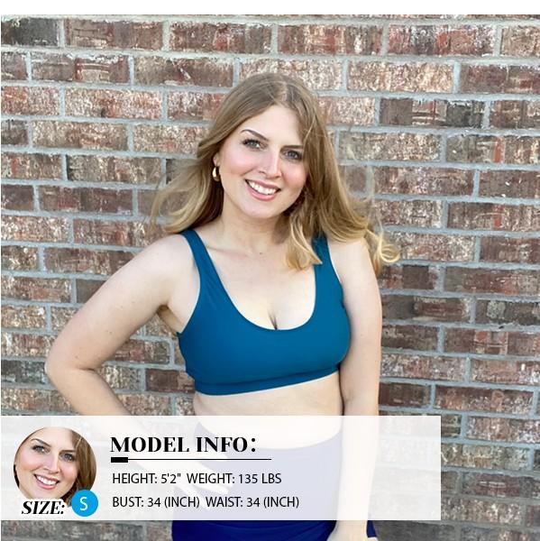 Tempt Me Women Sports Bra Bikini Top Push Up Scoop Neck Bathing Suits Top for Teen Girls Tempt Me Women Sports Bra Bikini Top Push Up Scoop Neck Bathing Suits Top for Teen Girls