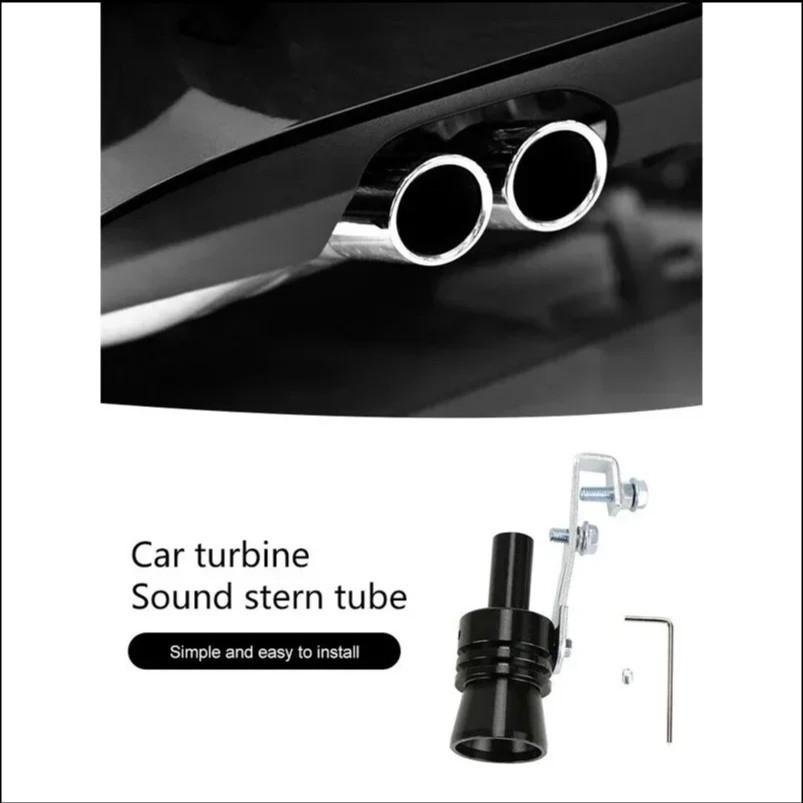 Global Car Turbo Sound Whistle, Vehicle Modification Device, Exhaust Pipe, Turbo Sound Effect Simulator, Turbo Muffler Whistler Xl