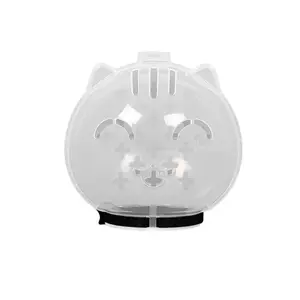 Transparent Cat Bite Guard with Breathable Hood, Adjustable Helmet for Aggressive Cats, Prevents Biting and Licking, Universal Size