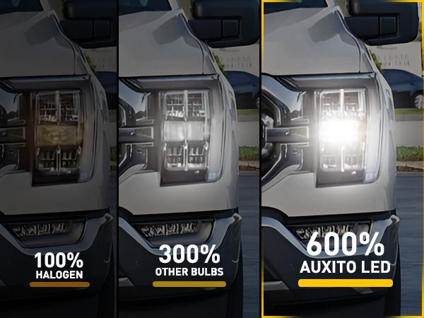 AUXITO Latest CANBUS 7443 3157 1157 Switchback LED Bulbs 7443A 7444NA T20 3057 3457 2357 Dual Color Amber/White Anti Hyper Flash Built-in Resistor Error Free Turn Signal Lights and DRL/Parking Lights, Pack of 2