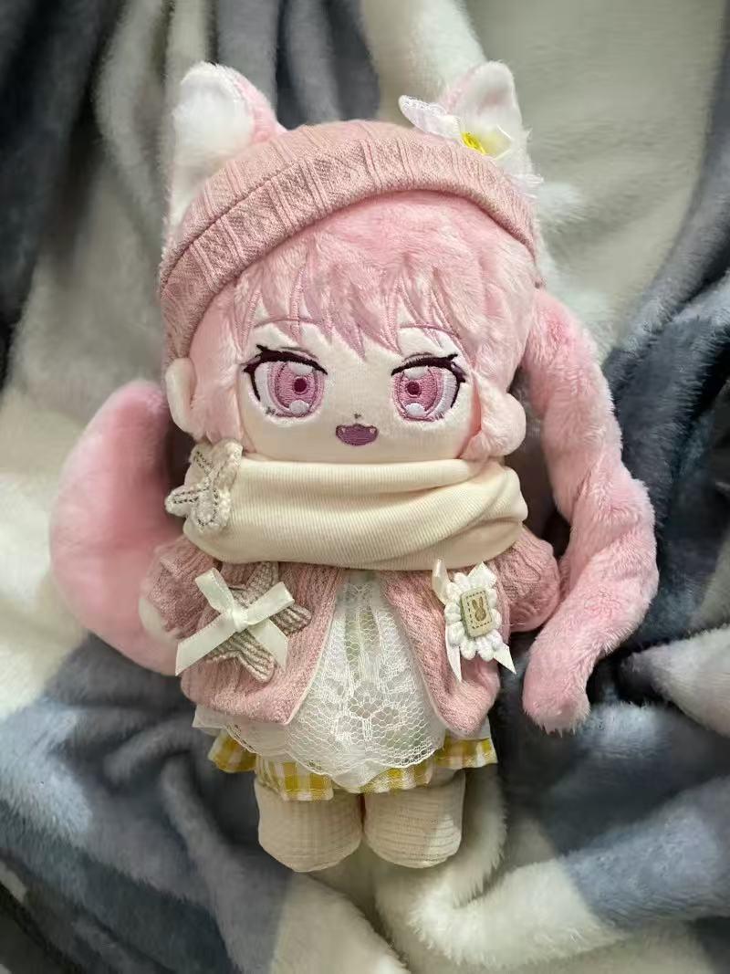 Stuffed 20cm Akiyama Mizuki Project Sekai Colorful Stage! Plush Dress Up Cotton Doll Toy for Kid Cute Figures Xmas Birthday Gift