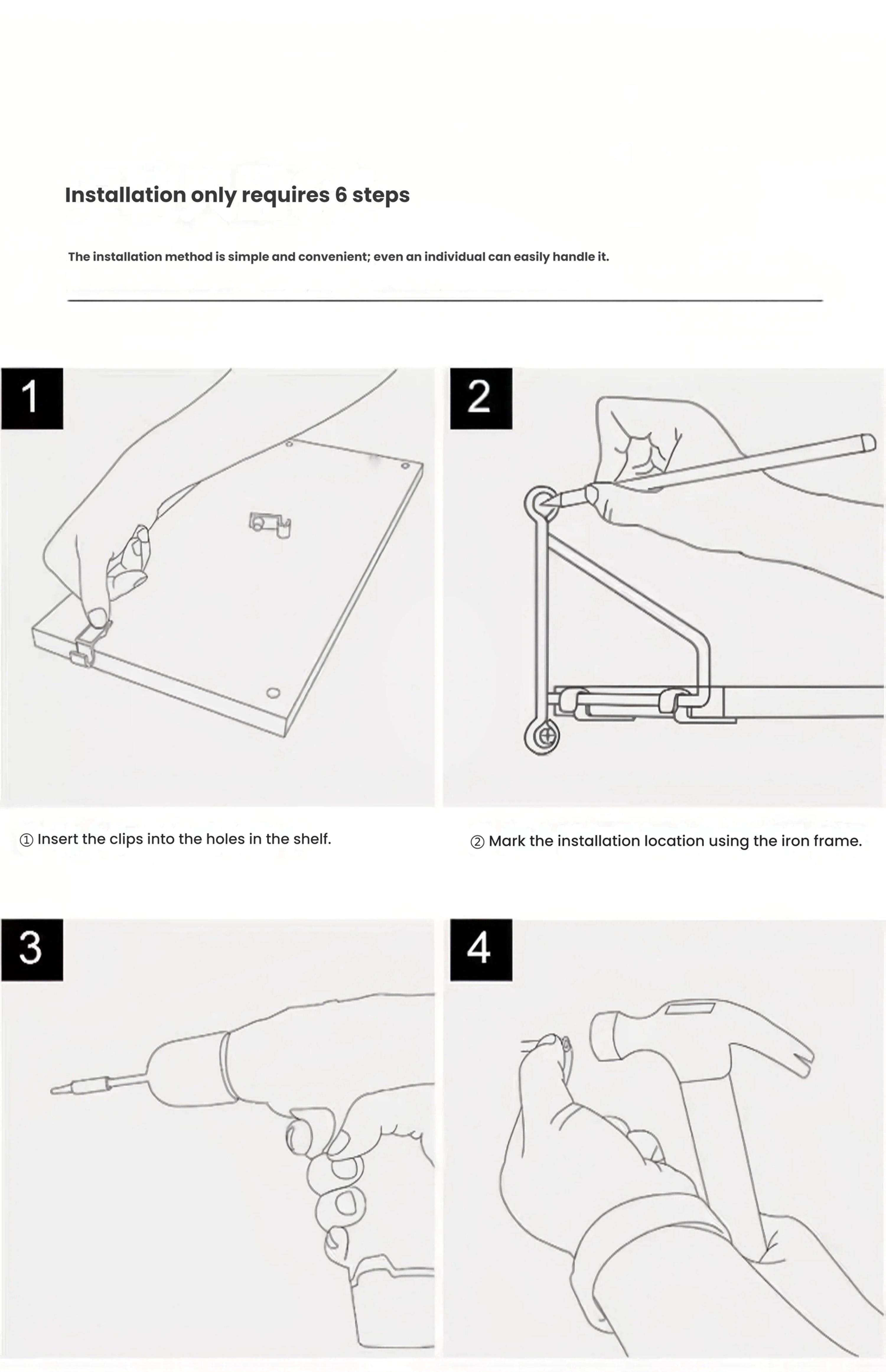 1PC Projector Wall Mount Bracket with Storage, No Drilling, Multi-Functional Shelf for Projectors Routers Cameras, Office Home Display Organizer