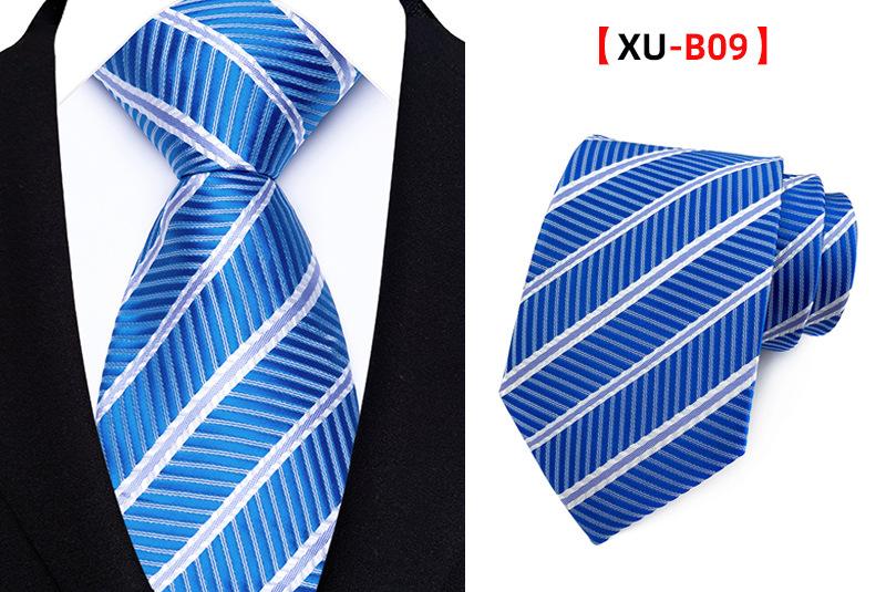 Men's Classic Striped Plaid Necktie - Male Wear for Business Look, Wedding Fit, Formal Suit Accessory - Father's Day Gift for Dad, Husband