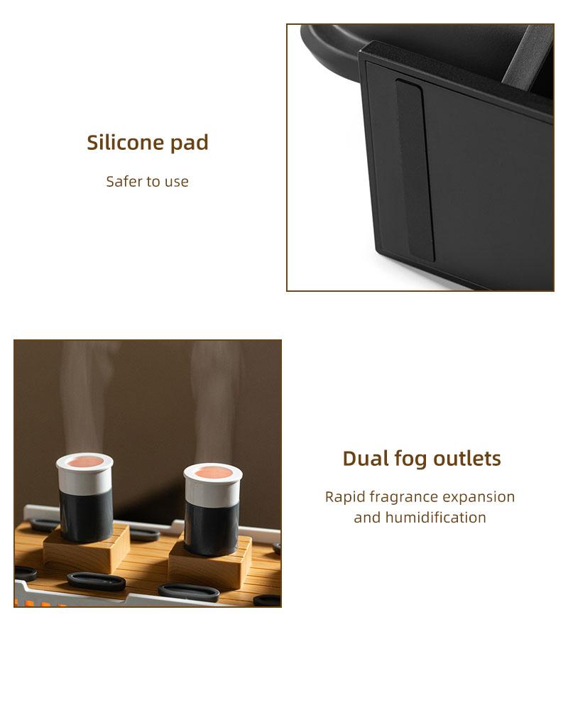 Simulation  aromatherapy machine household desktop creative intelligent volcano spray essential oil diffuser humidifier ship