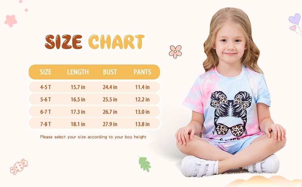 Toddler Girl Summer 2-Piece Outfit Set, Ruffle Sleeve Graphic Top & Shorts