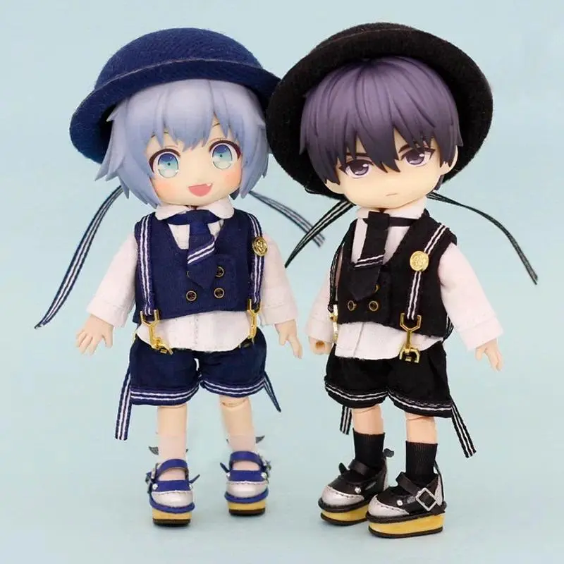 Ob11 Doll College Suit Set Doll Baccalaureate Gown With Mortarboard For Nendoroids Obitsu11 Molly Ymy Gsc 1/12 Bjd Doll