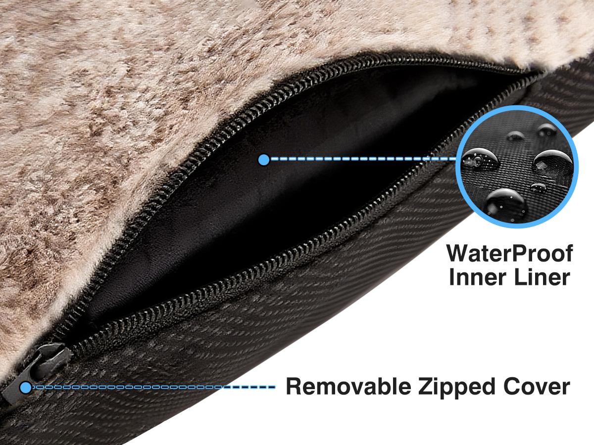 Cozy XL Human Dog Bed for Adults & Pets – Faux Fur Lounger with Pillow & Blanket, Washable Orthopedic Sofa for Deep Sleep & Relaxation – Perfect Gift for Pet Lovers tictok  shop contemporary easy care s greensboro furniture Coachella-mothersdaygift tiktok