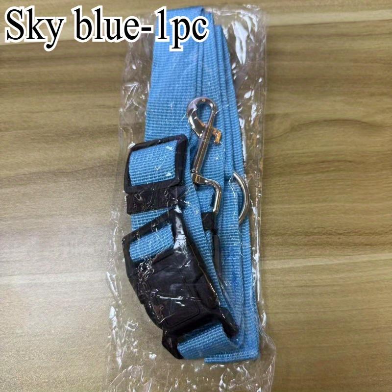 1Pc Adjustable Pet Car Safety Belt, 2-in-1 Nylon Leash Strap with Rear Seat Safety Harness for Dog Cat Travel