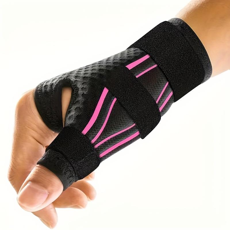 [Ergonomic Wrist Support] 2-piece/1-piece ergonomic wrist support with thumb support - The wrist support features an adjustable thumb guard, suitable for either the left or right hand. Its 270° wraparound design ensures a perfect fit