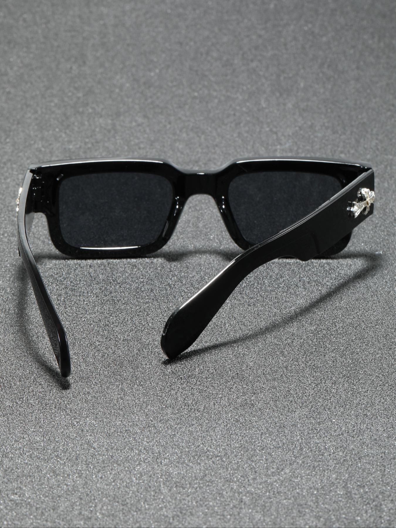 Classic Rectangular Men's Sunglasses, Trendy Shades, Rectangle Sunglasses, Perfect for Casual Activities, Vacations and Dating, Stylish and Comfortable Eyewear, High Quality Lightweight Durable Sunglasses