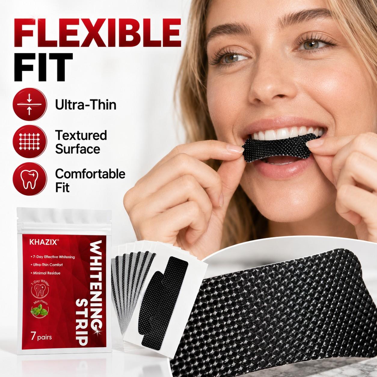 7 Pairs Dental Care Stickers, Gentle Comfort, Easy Home Use, Fresh Smile, Oral Beauty Maintenance, Daily Teeth Care, Oral Hygiene Essentials, Mouth Care