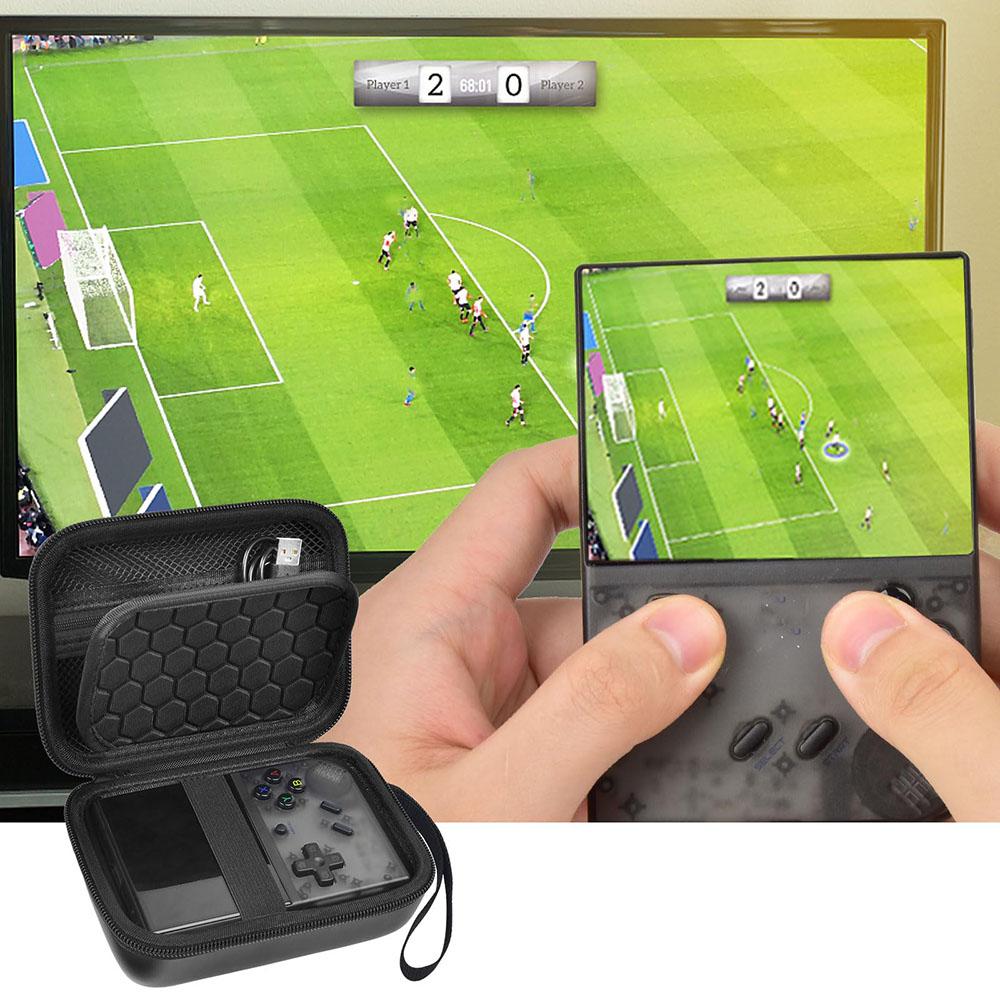 2025 New Durable Game Console Storage Bag for RG353V/RG35XX/RG353VS/X6/R36S/K36, Handheld Game Console Protective Organizer, Stylish & Portable Carrying Bag for Gaming Enthusiasts, Suitable for Outdoor Traveling Camping(Box Only)