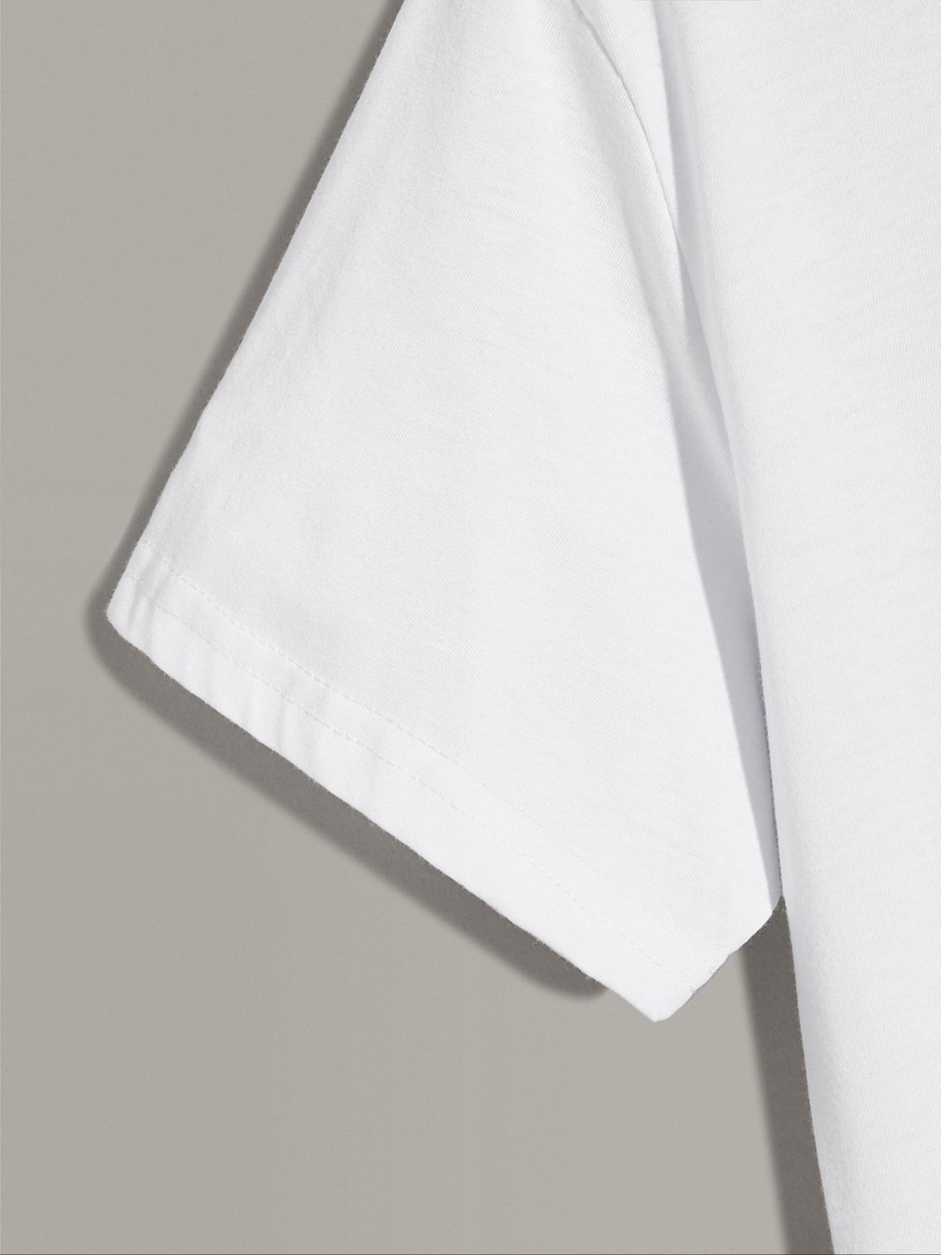 Women's Summer Spring New Ab Letter Print Round Neck T-Shirt, Loose Fit Slimming, Casual Comfortable Breathable, Perfect for Daily Wear