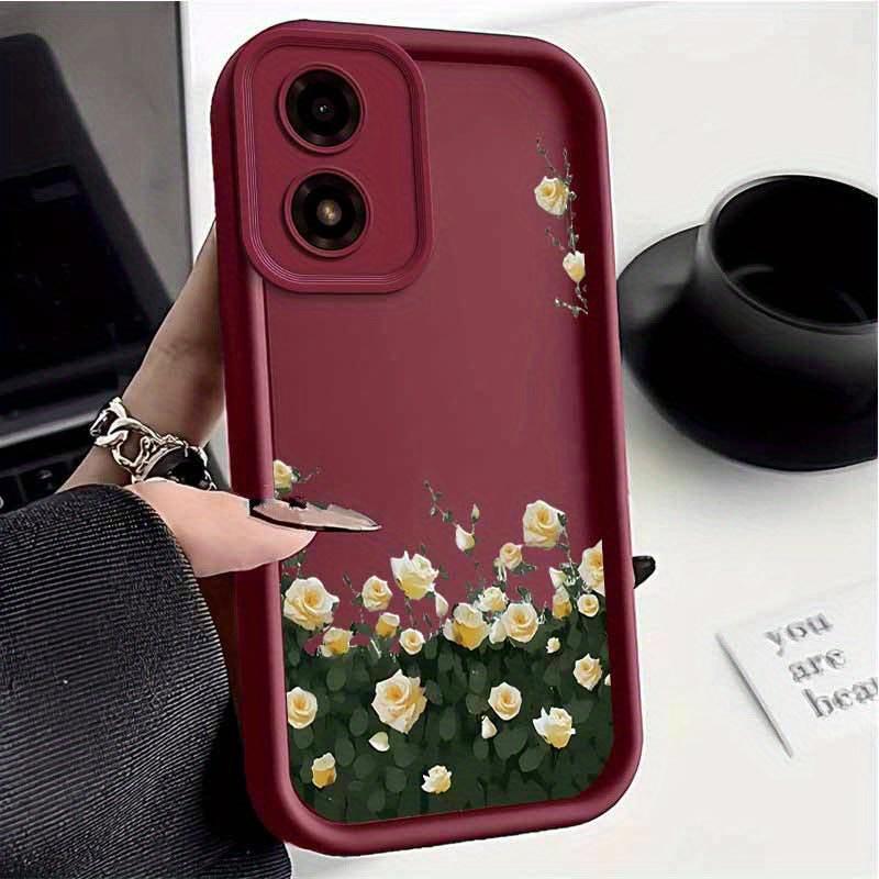 1 Piece Elegant flowers Stylish For Moto G04S 4G Case With Comfortable feel Finish Featuring Impact Resistant For Casual