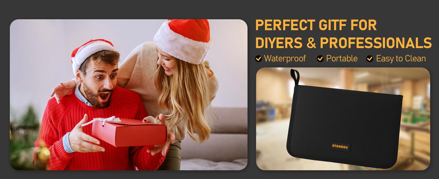 STAGEEK 34 Pack Carpenter Pencil Set with Sharpener, Mechanical Carpenter Pencils with Deep Hole Long-Nib Marker Pens, Carbide Scribe Tool & Construction Pencils for Architect Woodworking with Case