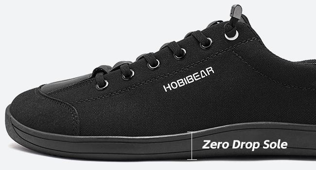 HOBIBEAR Barefoot Minimalist Shoes Womens Mens | Zero Drop | Wide Width Canvas Slip-on Shoes Casual Trainer SpringStatements