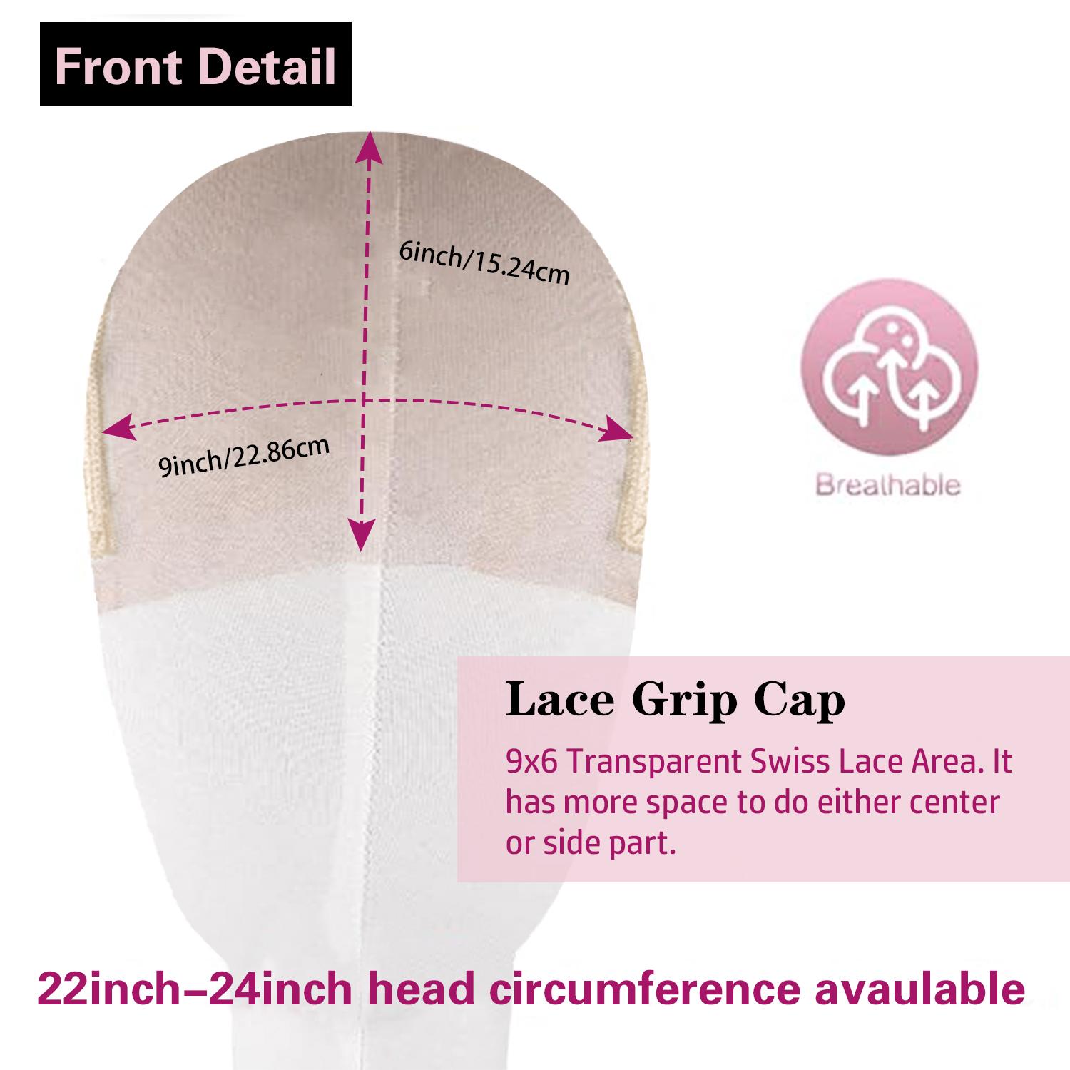 9x6 Lace Wig Grip Cap for Women 6x9 Transparent Large-scale Lace Wig Caps Non Slip Wig Gripper for Keeping Wigs in Place Adjustable Wig Cap with Grip Headband Make Your Wigs Glue Free, Hair Weft Extensions