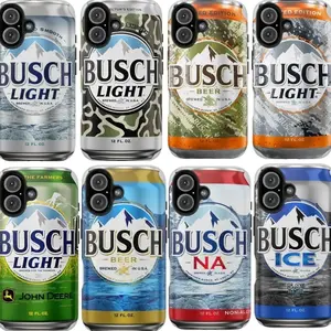 Busch Light Beers Can Phone Cases, Suitable for iPhone 17-11 Pro Max/Plus and  Samsung Galaxy S23-25