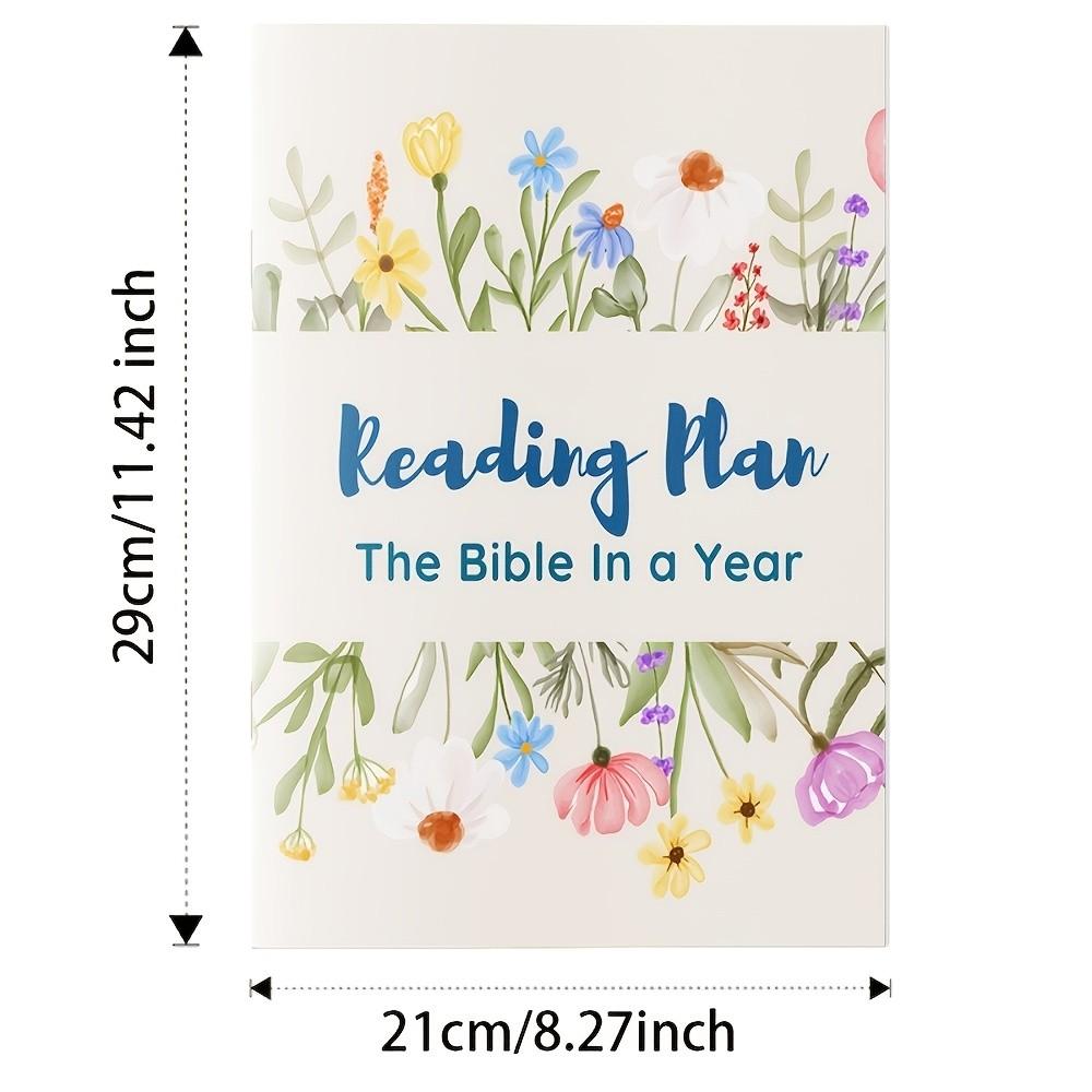 Bible in a Year Reading Plan - 19-Page Printable Guide for Adults, Beginners, Easy Daily Scripture Schedule for Consistent Bible Study