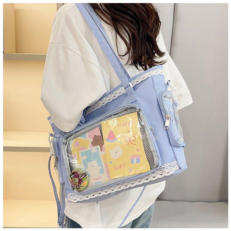 Ballet Girl Large Appetite Itabag Japanese Two-Dimension Single Shoulder Crossbody Bag Gift For Friends Women'S Handbag