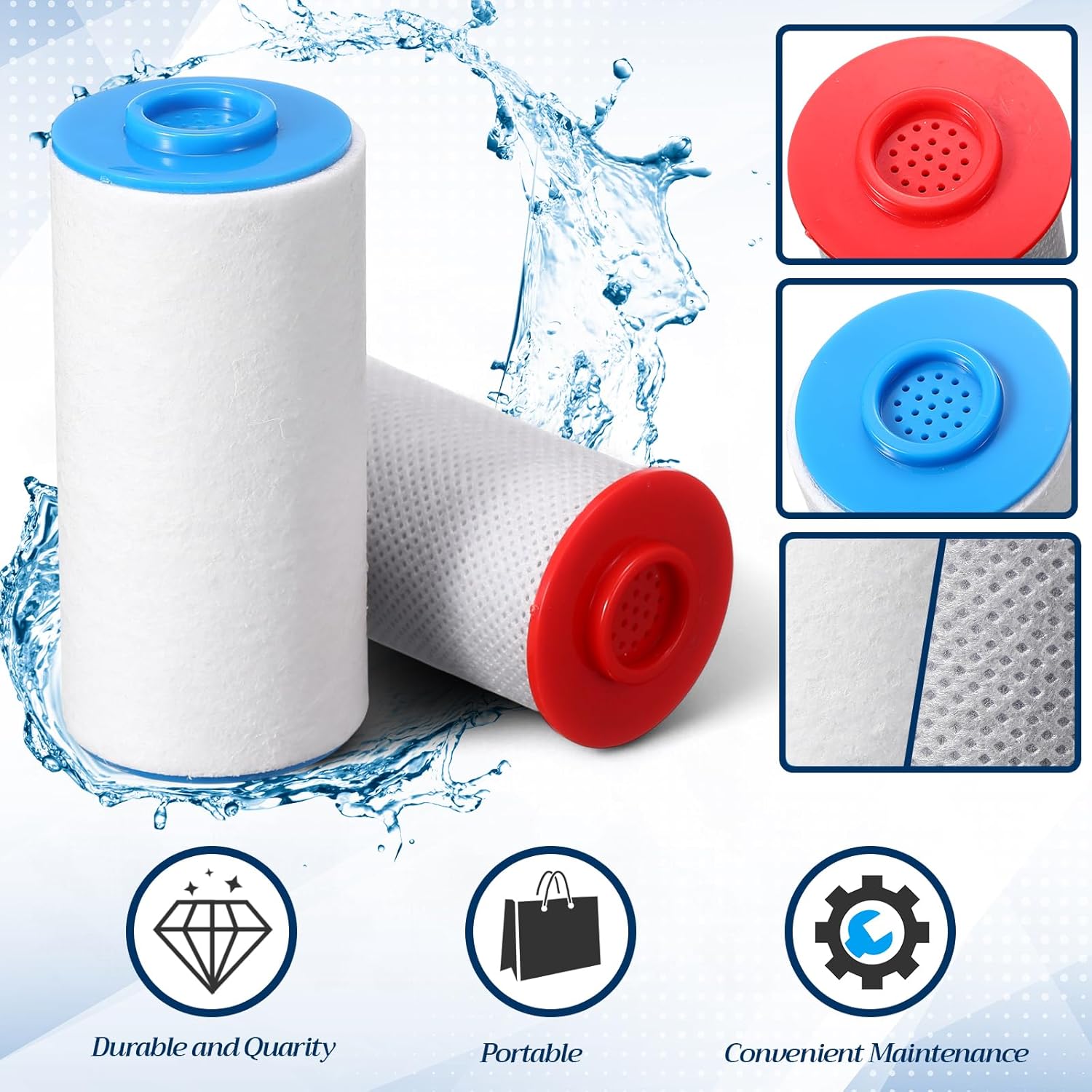 2 count Compatible with Weddell Duo Shower Filter Shower Replacement Cartridges Filter Water Clean Cartridges Replacement Full Set for Removes Chlorine Particulates Heavy Metals 2 count Compatible with Weddell Duo Shower Filter Shower Replacement Cartridges Filter Water Clean Cartridges Replacement Full Set for Removes Chlorine Particulates Heavy Metals
