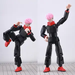 9L3D Jujutsu Kaisen Multi-joint Articulated Dummy13 Lucky13 T13 Itadori Yuji Black Flash RyomenSukuna Figure Handmade peripheral