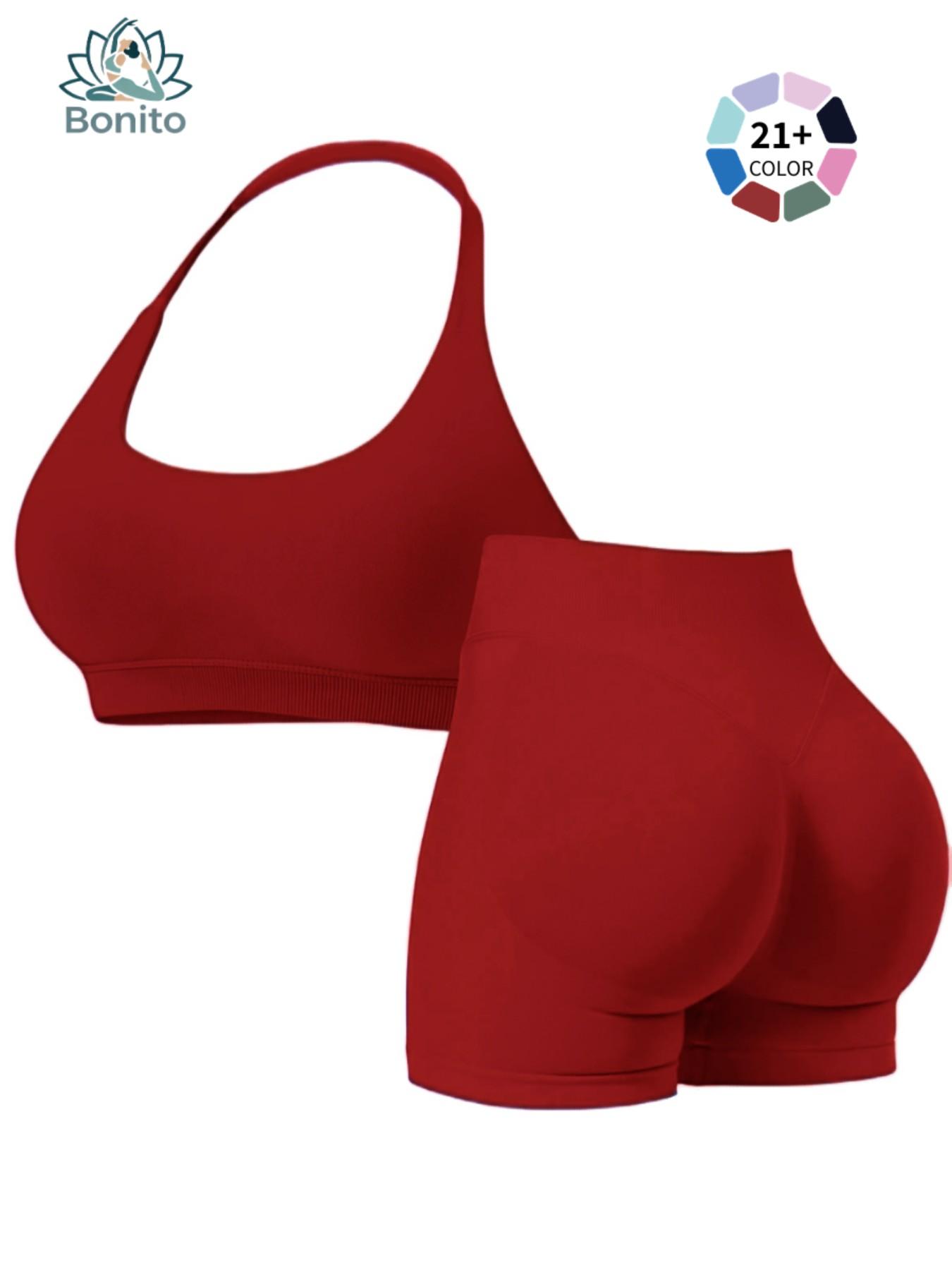 Trendy Backless Halter Yoga Suit, 2 Piece High Waist Workout Set, Perfect for Fitness Girls, Stylish and Comfortable Gym Wear