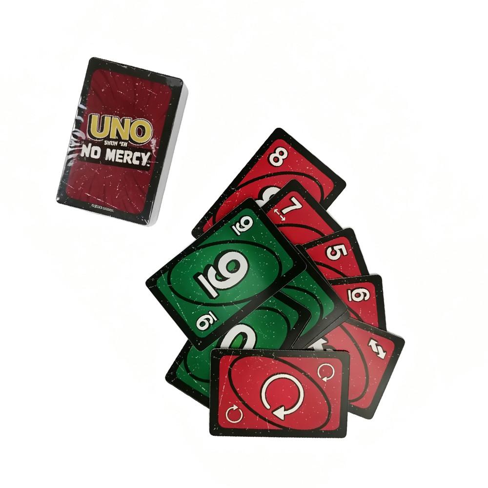 Uno Brutal Edition Card Game, Family Party Interactive Board Game, Hardcore Version, Supports 2-10 Players, Fun and Competitive Gameplay