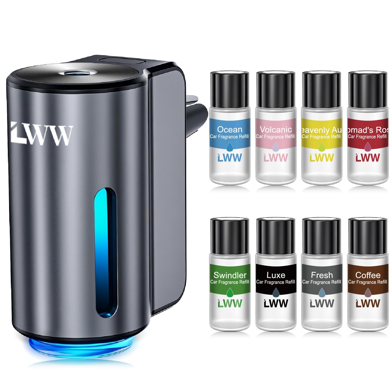 LWW 2026 Designer Car Fragrance System | Couples Edition with 10 French Essential Oils | Dual Diffuser Gift Set