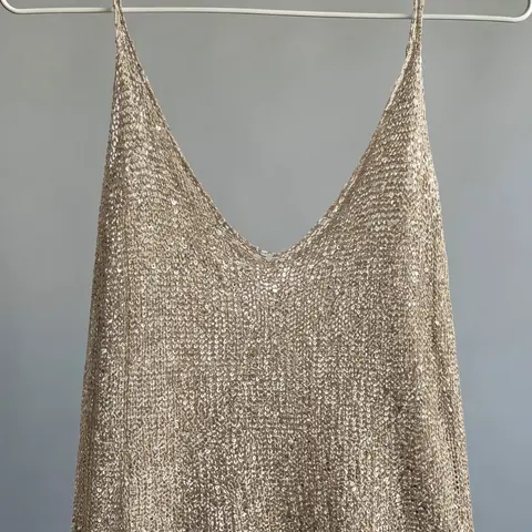 Glitter Chic Hollow Out Spaghetti Strap Cami Top, Beach V-Neck Cover-Up Top, Summer Festival Party Wear, Layered Top, Coastal Vibes, Camisole Shirts