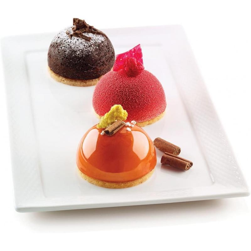 1pc Mousse & Panna Cotta Mold - Half Sphere Silicone Design
