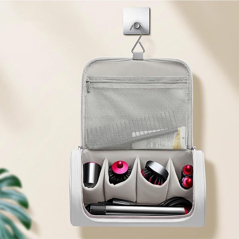 Hanging Dyson Hair Dryer Organizer Bag, Large Capacity Waterproof Travel Case, for Dyson Supersonic & Attachments, Toiletry Bag for Men Women