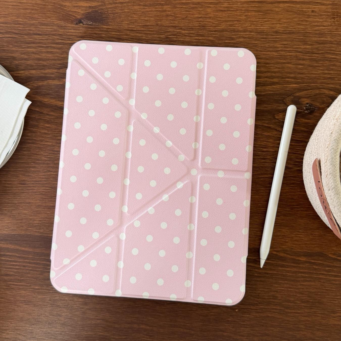 Acrylic Tablet Case for iPad Pro 12.9 Inch, Foldable Stand Design, Tablet Protective Cover, Durable Protection Cover, Stylish Gift for Girls & Women