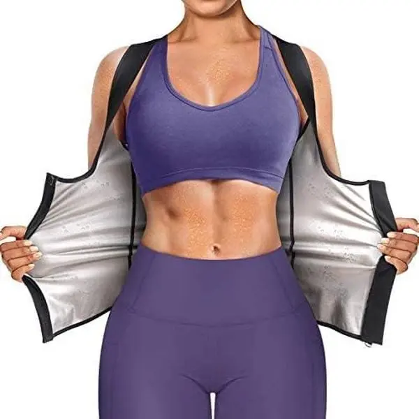 Women's Zipper Workout Compression Vest, Breathable Sleeveless Tank Top, Sports Training Athletic Vest for Daily Fitness Exercise