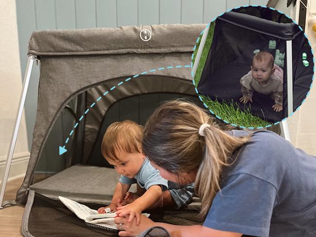 HARPPA Rossi | Lightweight Pack n Play Travel Crib & Playard – Portable Foldable Playpen with Mattress, for Newborns, Infants & Toddlers