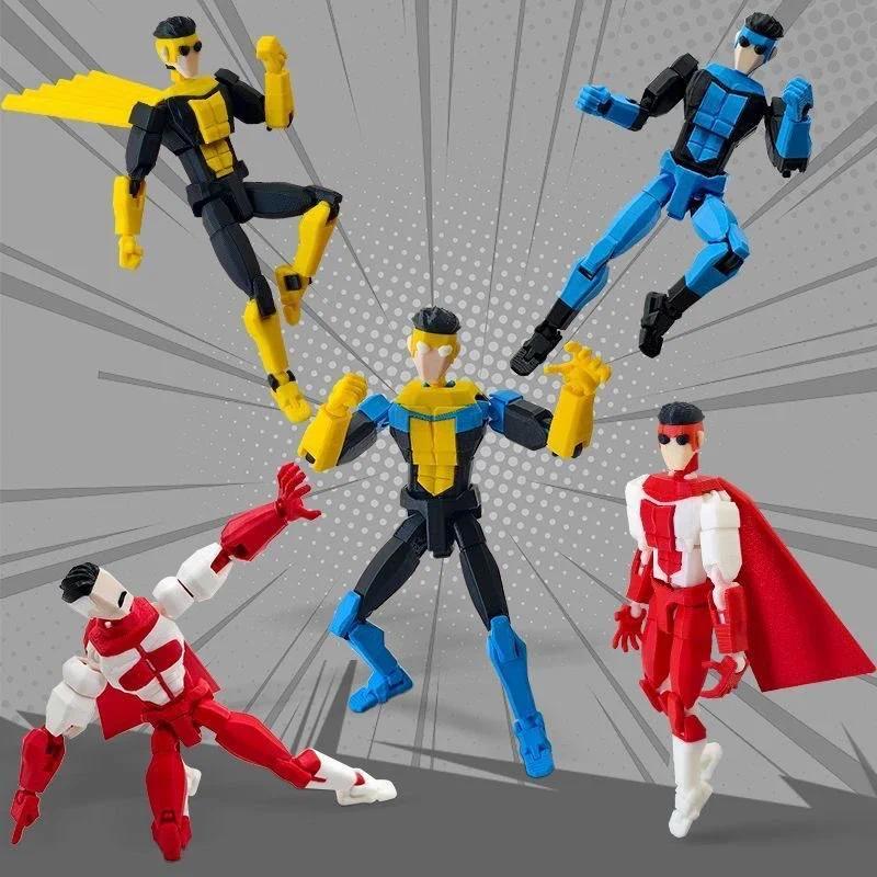 3D Printed Superheroes Invincible 2.0 Anime Multi-Jointed Shapeshift Toys Action Figures Mannequin Model Ornaments Gifts