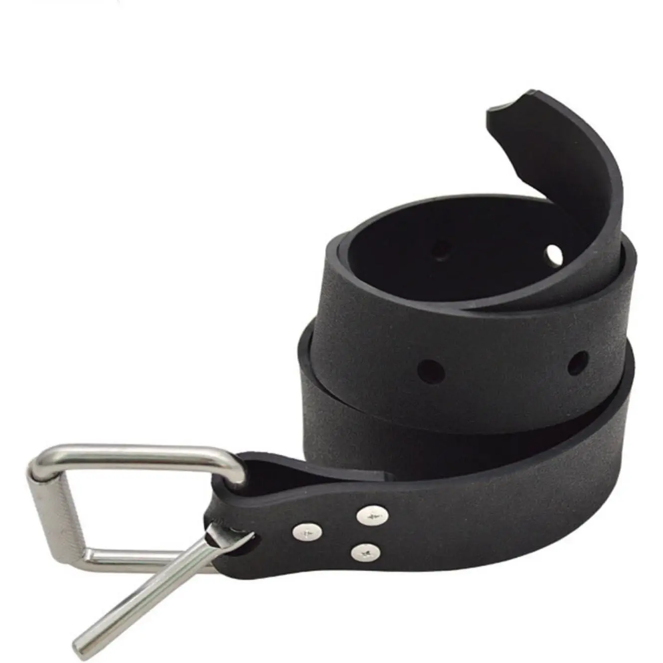 Diving Weight Belt with Quick Release Stainless Steel Buckle, Rubber 53 inches(1.35m) Belt for Free Diving and Spear Fishing