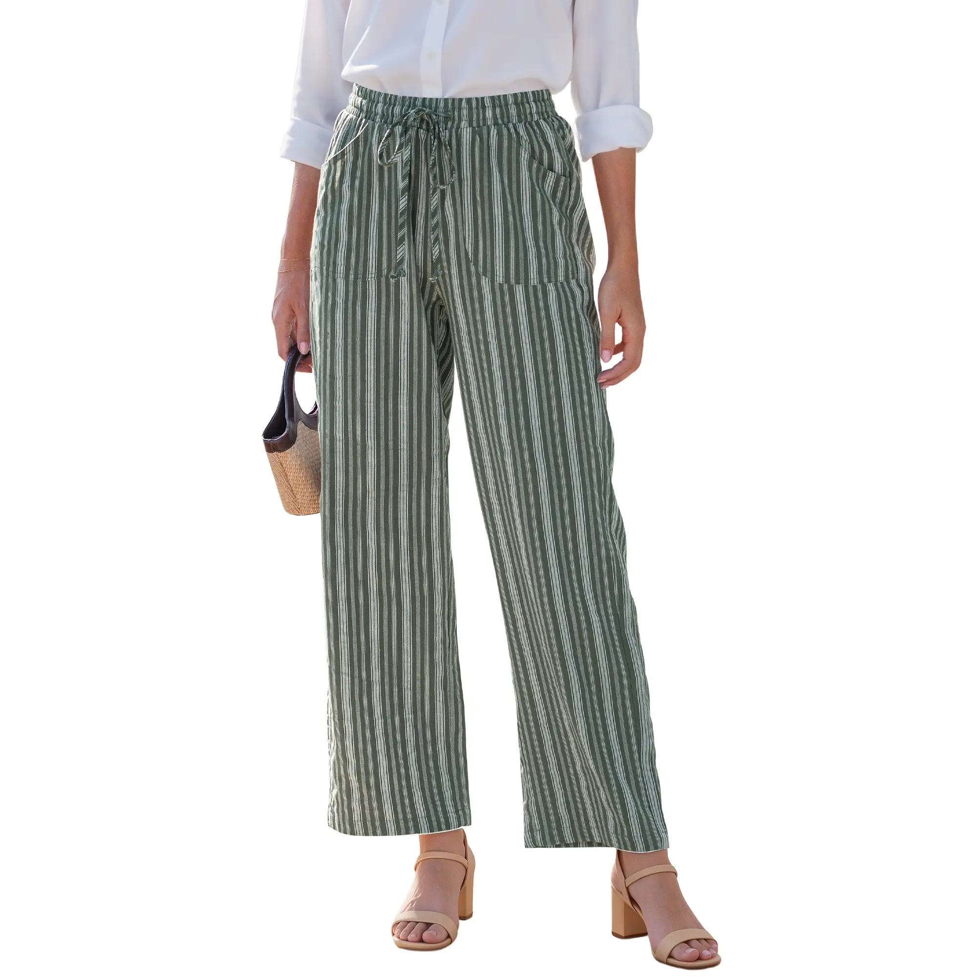 Army Green Stripe