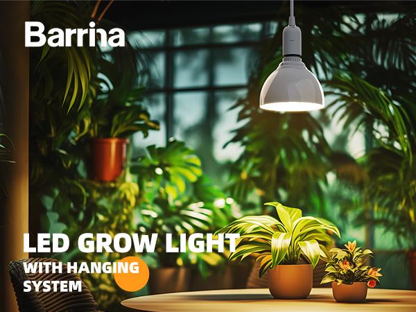 Barrina Hanging Grow Lights, 25W Full Spectrum, with Timer and 16.4FT Power Cord Barrina Hanging Grow Lights, 25W Full Spectrum, with Timer and 16.4FT Power Cord