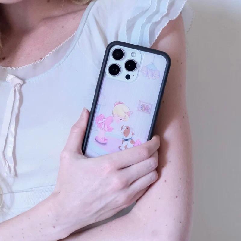 Wildflower Bulldog for iPhone Series 11-17, , , Plus, Air - Cute Pattern Mobile Accessories, WF Precious Moments Protect shockproofmobile cellphone cutest design luxury crystal texture fully fashionable protective everyday use model back shockp edge se mi