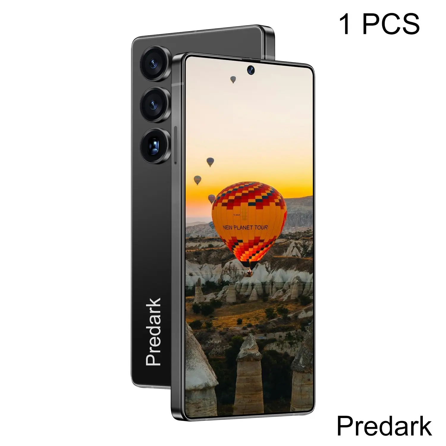 Predark 4000mah Long Battery Smartphone, 6.8 Inch Large Screen, 4+64GB Expandable, 16mp Ai Dual Camera, Octa-Core Processor, Android 12, 4g Full Network