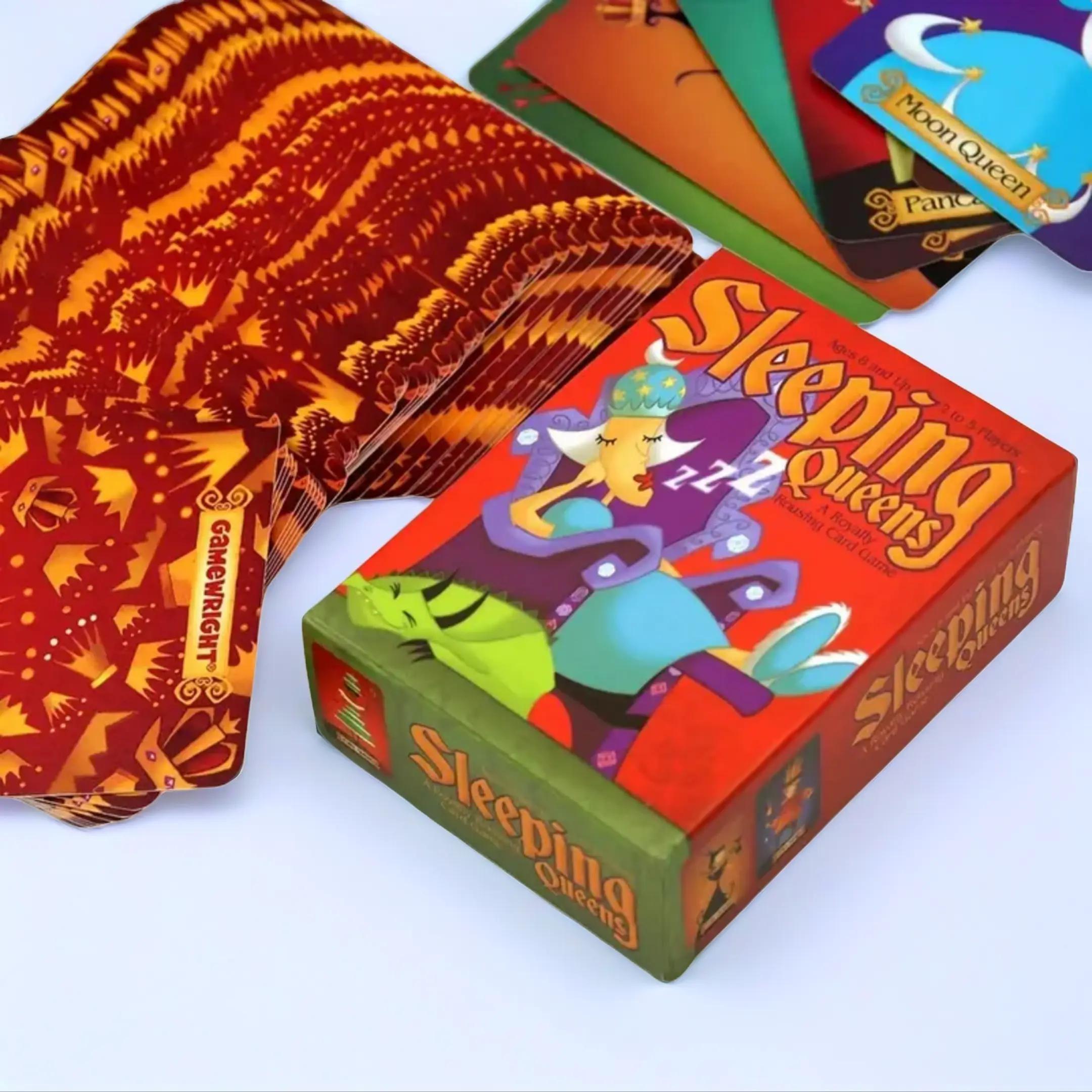 Sleeping Queen Tabletop Game, Math Thinking Training Cards, Family Interactive Card Game, Classic Educational Board Game for Kids Aged 8+