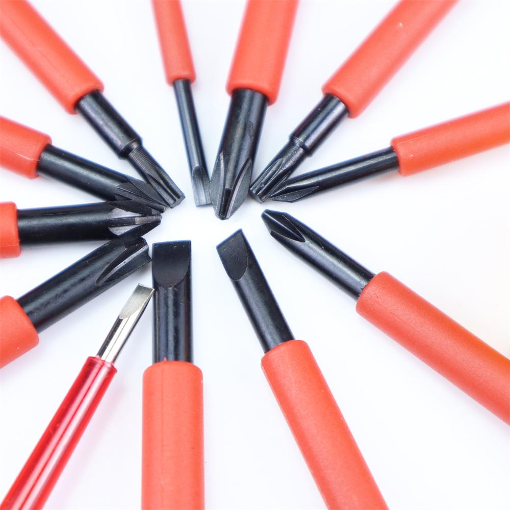 Insulated Screwdriver Tool Kit, Hex Shank Screwdriver, Multipurpose Professional Hand Tool Set, Durable Screwdriver Set for Home, Office and Industrial Use, Tool Box