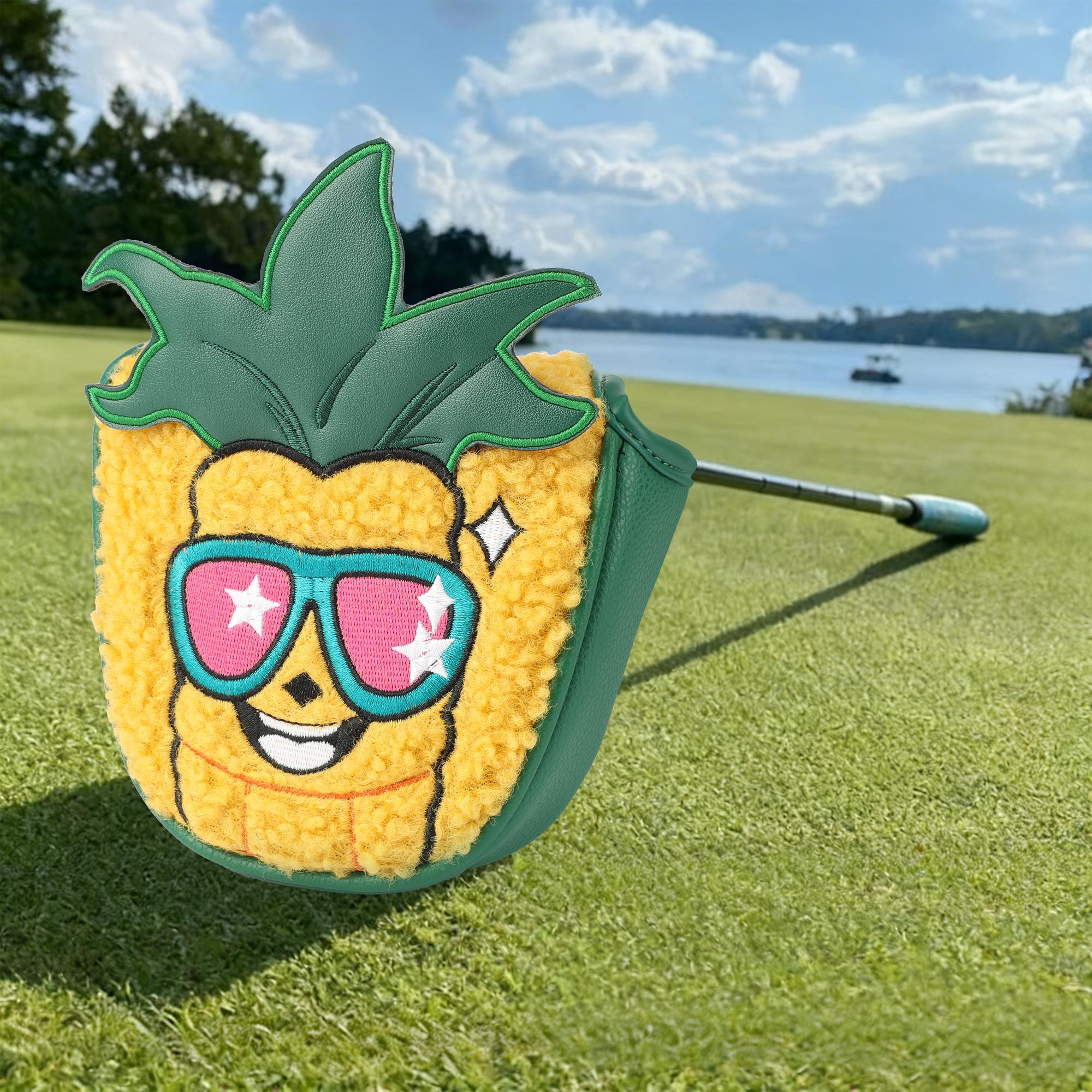 1 PC Golf Putter Cover,Fun Premium Embroidery and a Magnetic Closure Design,Suitable for All Golf Enthusiasts,A Portable and Durable Golf Club Accessory