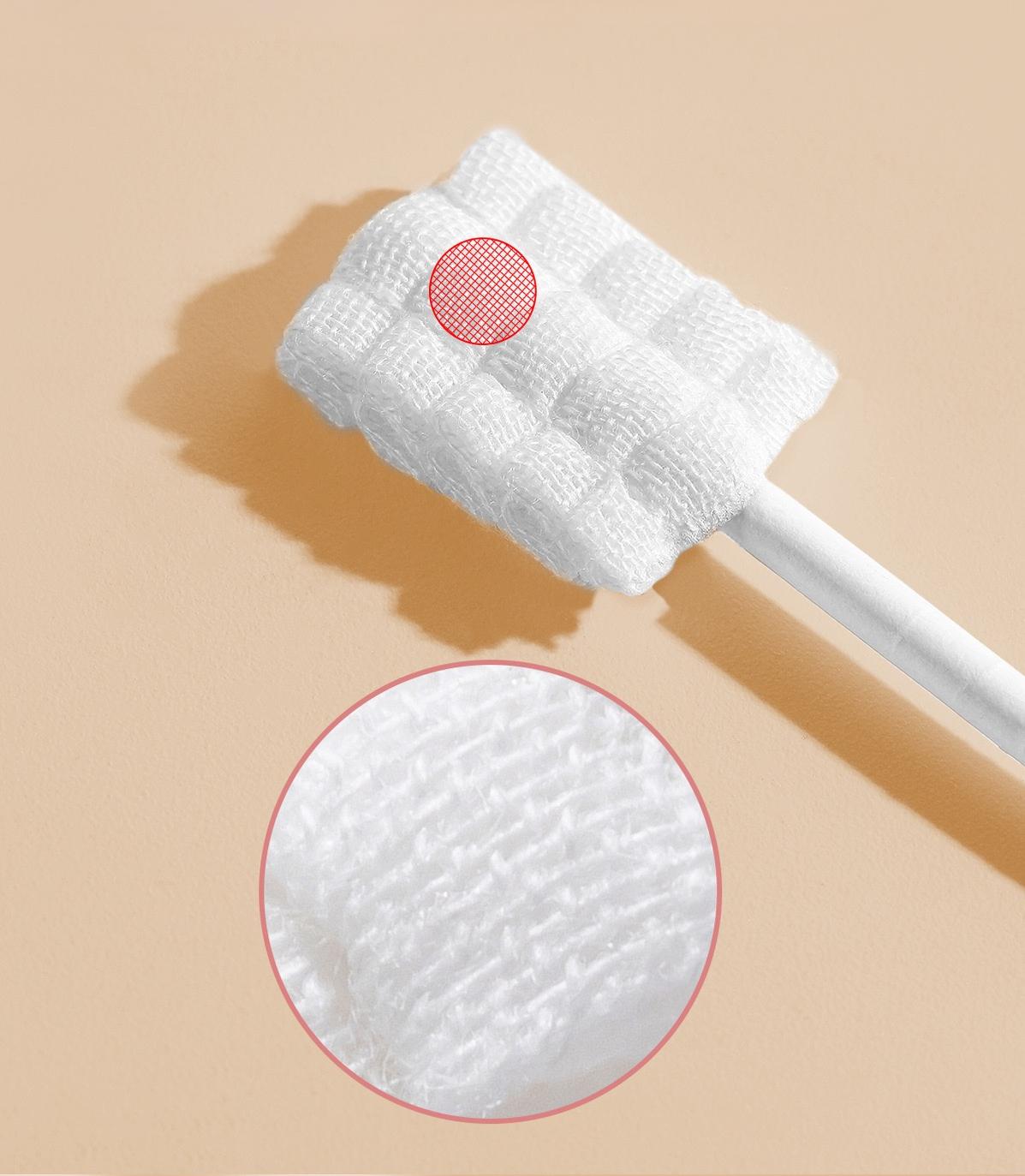 Baby Tongue Cleaner, Newborn Baby Toothbrush,30pcs/60pcs Disposable Infant Toothbrush Clean Baby Mouth,Gauze Gum Cleaner Toothbrush Baby Oral Cleaning Stick Dental Care Excellent gift for Christmas and new year Toothpaste Alternative