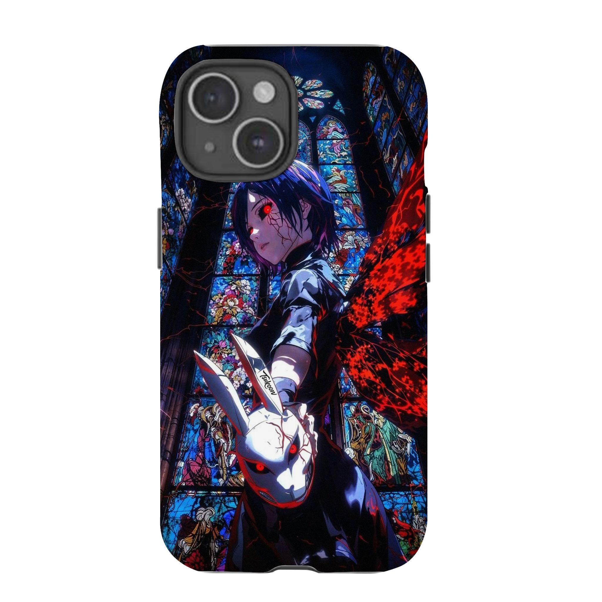 Tokyo Ghoul Double-layer durable phone Cases For iPhone 17 16 15 14 13 12 Promax Pro Plus, hard shell protection ,Unique design,best Gift