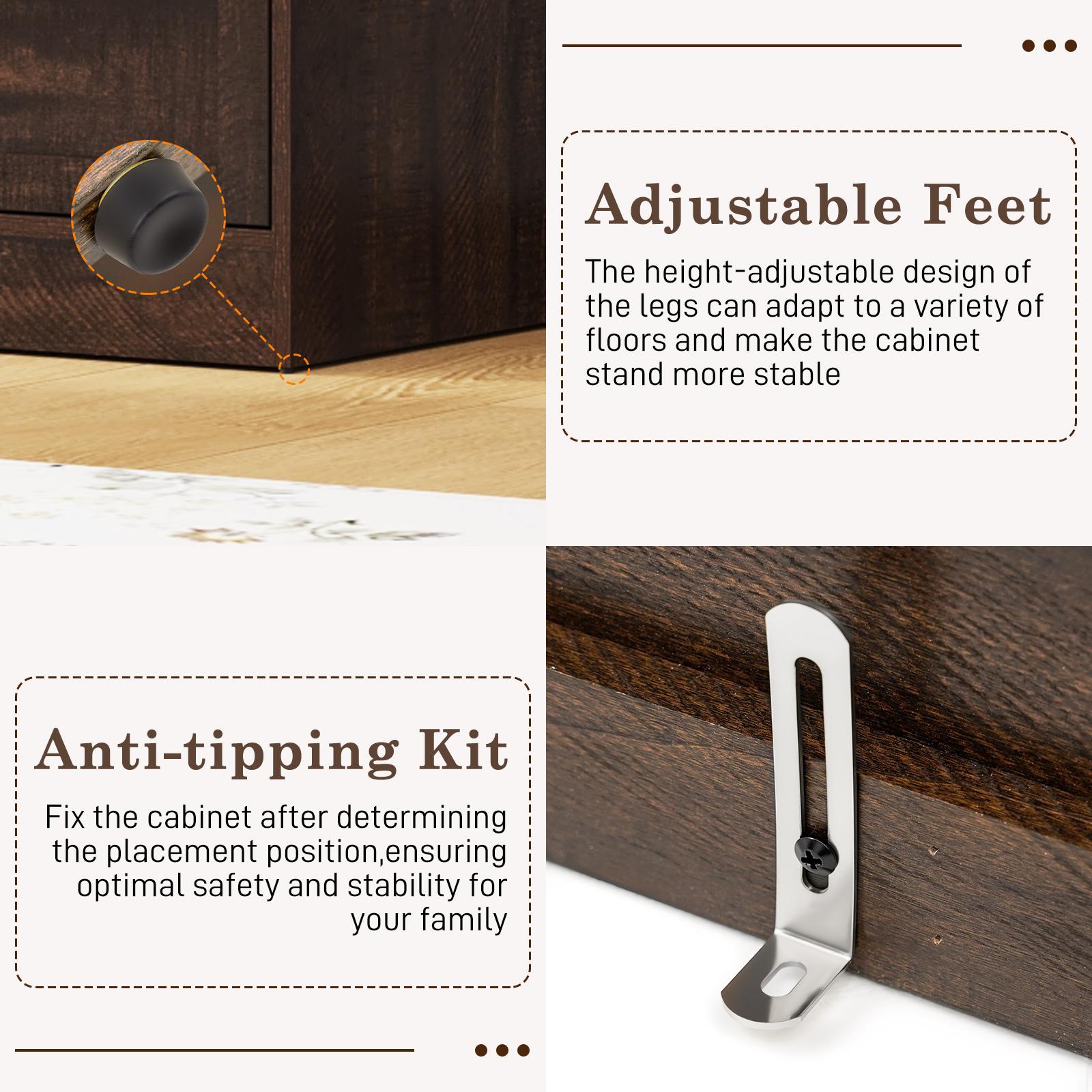 Farmhouse 6 Doors/4 Doors/3 Doors Armoire Wardrobe Closet w/Folding Sliding Barn Door and Lights, LED Armoire Closet w/Drawers for Bedroom, Freestanding Wooden Wardrobe Storage Closets w/Hanging Rod (Antique White/Rustic Brown/Black) Farmhouse 6 Doors/4 Doors/3 Doors Armoire Wardrobe Closet w/Folding Sliding Barn Door and Lights, LED Armoire Closet w/Drawers for Bedroom, Freestanding Wooden Wardrobe Storage Closets w/Hanging Rod (Antique White/Rustic Brown/Black)